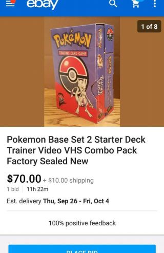 Pokemon Base Set 2 Starter Deck Trainer Video Vhs Combo Pack Factory