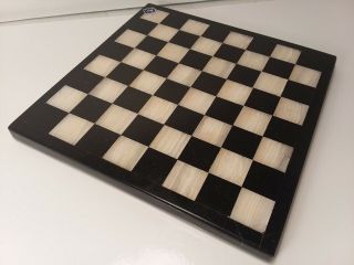 Marble Stone mini Chess Set Portable Hand Carved Art Board 7.  5 