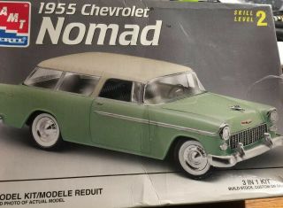 1955 Chevrolet Nomad Amt Ertl 1/25 Scale Model Kit 8320 -