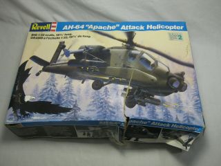 Revell Ah - 64 Apache Attack Helicopter 1/32 Partial Build Kit 4575