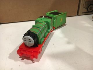 Motorized Henry W/ Tender For Thomas And Friends Trackmaster Railway By Mattel