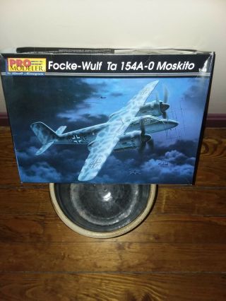 Pro Modeler Revell Monogram 1:48 Focke Wulf Ta - 154 A - 0 Moskito Kit 85 - 5959u