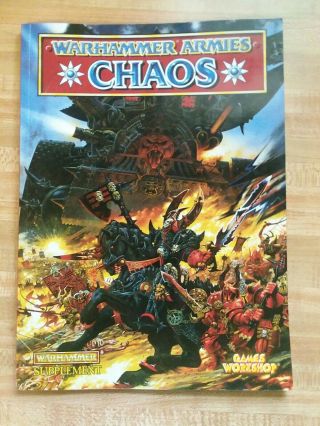 Warhammer Armies Chaos (4th Edition 1994) Games Workshop Army Book List Daemons