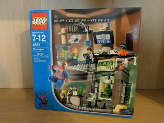 Lego 4851 - Spider - Man - The Origins Green Goblin Lab - Complete
