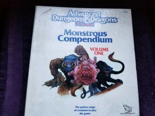 Monstrous Compendium Volume 1 & 2 And Ravenloft Advanced Dungeons & Dragons