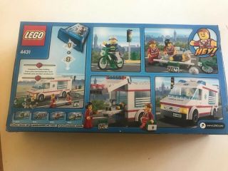 in Factory Box Lego City Ambulance Play Building Block Set 4431 2