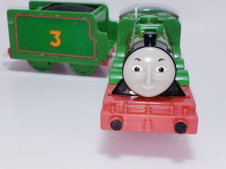 Thomas The Train Trackmaster Motorized Henry With Tender Car 2009