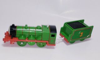 Thomas The Train TrackMaster Motorized Henry with Tender Car 2009 3