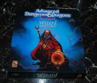 Ad&d 2e Wizard Spell Cards Box Set