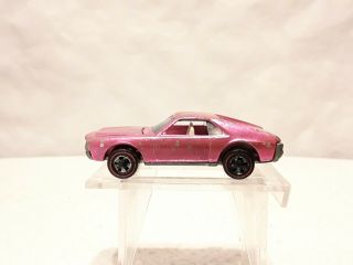 Hot Wheels Redline - 1968 All - Custom Amx - Hot Pink