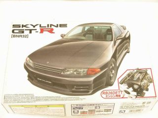 1/24 Aoshima 1989 Nissan Skyline Gt - R Bnr32 Plastic Scale Model Kit Parts