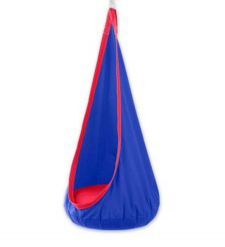 Hugglepod® Deluxe Indoor/outdoor Canvas Hanging Chair - Blue