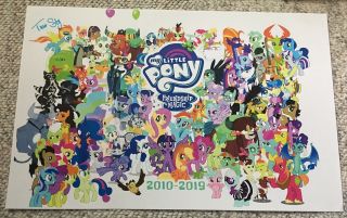 Tara Strong Autographed Sdcc 2019 11x17 Hasbro My Little Pony Signed Poster