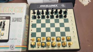 EARLY ELECTRONIC CHESS SET,  