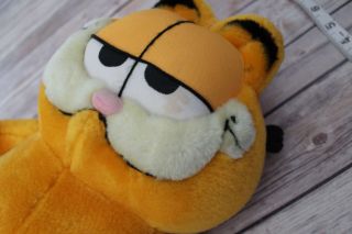 Paws Play By Play Vintage Large 17 " Garfield The Cat Stuffed Plush Animal