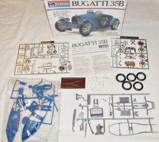 Monogram 1/24 1927 Bugatti 35b Plastic Model Kit Special Interest Series 2234