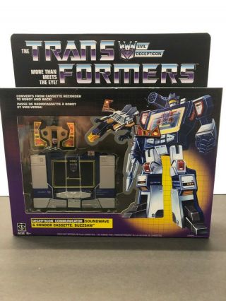 Transformers Soundwave And Condor Action Figure Reissue With Gift