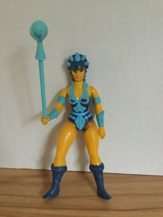 1982 He - Man Masters Of The Universe Evil - Lyn Action Figure Complete