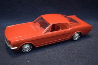 Vintage 1966 Ford Mustang Fastback Dealer Promo Model Car (red)