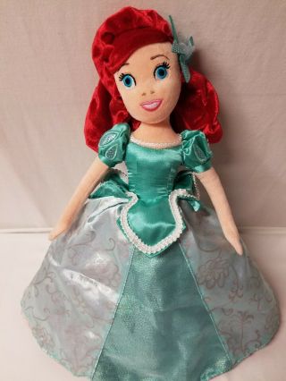 Disney Parks ARIEL & AURORA Princess Reversible Topsy Turvy Flip Doll 14 