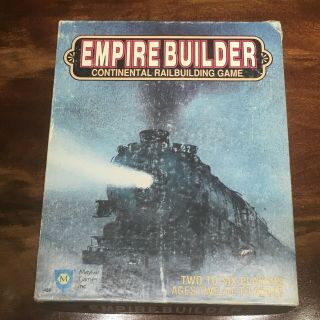 Empire Builders Continental Railroad Railbuilding Game Mayfair 100 Complete