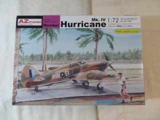 Az Model 1:72 Hawker Hurricane Mk.  Iv Model Kit Az 7326 Open