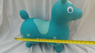 RODY HORSE CHILD ' S RIDING TOY IN BLUE 2