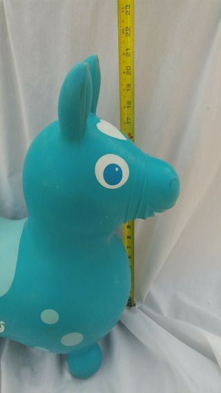RODY HORSE CHILD ' S RIDING TOY IN BLUE 3