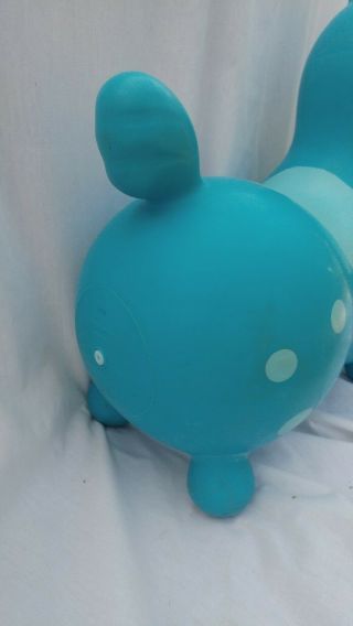 RODY HORSE CHILD ' S RIDING TOY IN BLUE 6