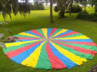 Sportime Gripstar Chute Kids Play Parachute 40 Handles 45 Feet Multiple Colors