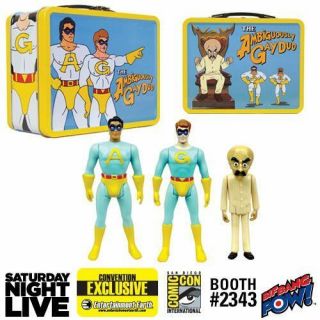 The Ambiguously Gay Duo And Bighead 3 3/4 - Inch Figures In Tin Tote