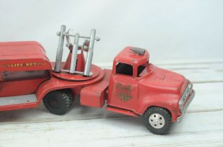 Vintage.  Tonka Aerial Ladder MFD Fire Engine Truck No.  5 Metal Toy Fire Truck 8