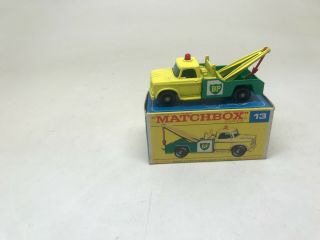 Matchbox Series - Lesney Product - 13 Dodge Wreck Truck - Bp - - - Look