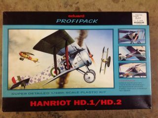 Khs - 1/48 Eduard Profipack Model Kit 8034 Hanriot Hd.  1/hd.  2