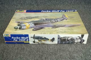 Revell Focke - Wulf Fw 190f - 8 132 Scale Model 12,  Skill Level 3