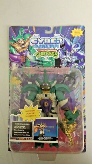 Wy0100 1994 Teenage Mutant Ninja Turtles Cyber Samurai Don Asst.  No.  3000 Stock