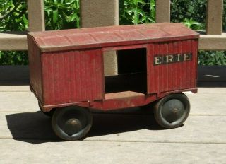 Steelcraft Pressed Steel Ride On Train Toy Boxcar Erie Accessory Car