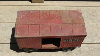 Steelcraft Pressed Steel ride on Train Toy Boxcar Erie Accessory Car 2