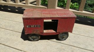Steelcraft Pressed Steel ride on Train Toy Boxcar Erie Accessory Car 5