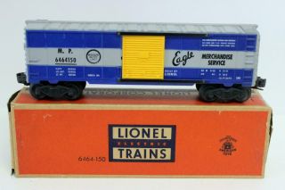 Lionel Post - War - 6464 - 150 - Missouri Pacific Boxcar - Ln - Rough Box -