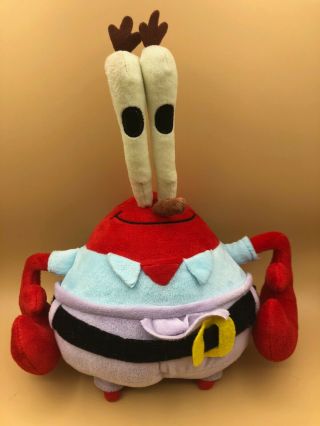 Spongebob Squarepant Mr Krabs Nickelodeon Plush Soft Stuffed Toy Changi Viacom