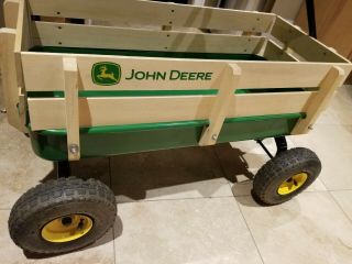 John Deere All - Terrain Pull Wagon Euc