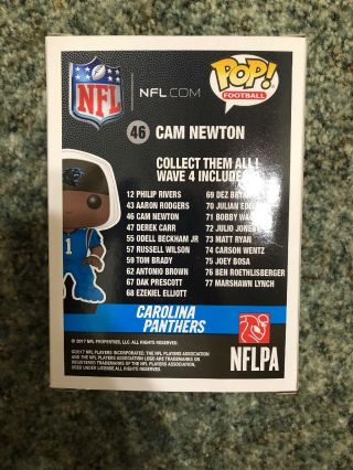 Funko Pop Cam Newton Carolina Panthers NFL Color Rush Toys R Us Exclusive Auburn 2