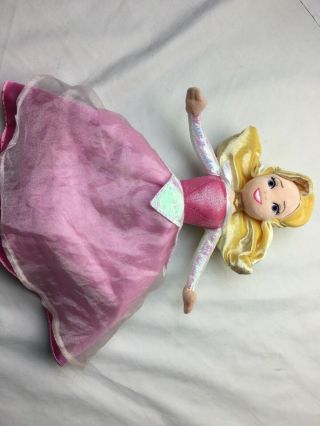 Disney Parks ARIEL & AURORA Princess Reversible Topsy Turvy Flip Doll 14 