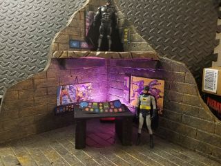 Marvel Legends Custom 1/12 Scale Batcave Action Figure Diorama Batman Dc Cave