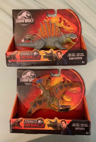 Dimetrodon & Tapejara - Jurassic World Mattel Dino Rivals Kids Toy Gifts