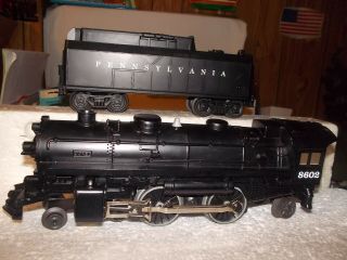 Lionel O/027 18602 Prr Die Cast 4 - 4 - 2 Steam Engine/tender
