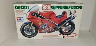 Tamiya 1/12 Ducati 888 Bike Racer Model Kit 14063 Motorcycle Series No.  63