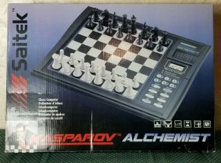 Saitek Kasparov Alchemist Electronic Computer Chess Game