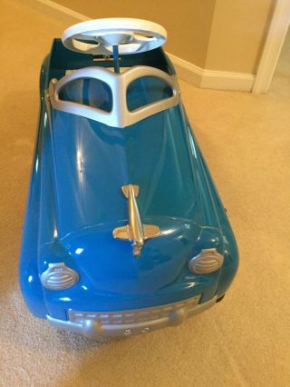 1950’S MURRAY CHAMPION PEDAL CAR BLUE AND WHITE 2